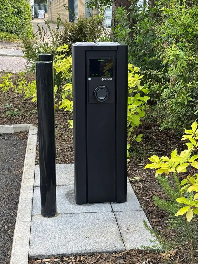 Sevadis EV chargers installed by JME Energy.