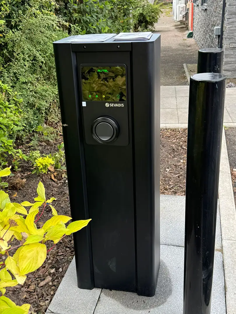 Sevadis EV chargers installed by JME Energy.